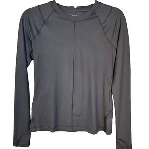 Athleta‎ Sunchaser Top Long Sleeve Gray Athletic Shirt Women's XS
